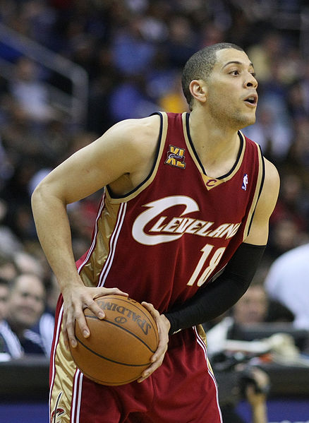 Anthony Parker, Cleveland Cavaliers Guard. Photo: Keith Allison on Wikimedia Commons