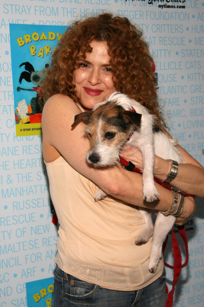 Bernadette Peters A big slice of vegan birthday cake goes out to the 