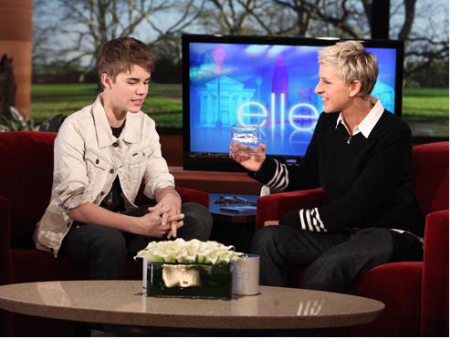 Justin Bieber on Ellen
