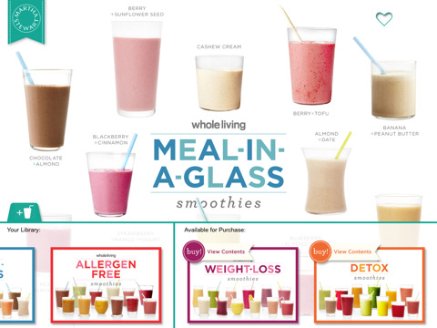 Whole Living Smoothie app